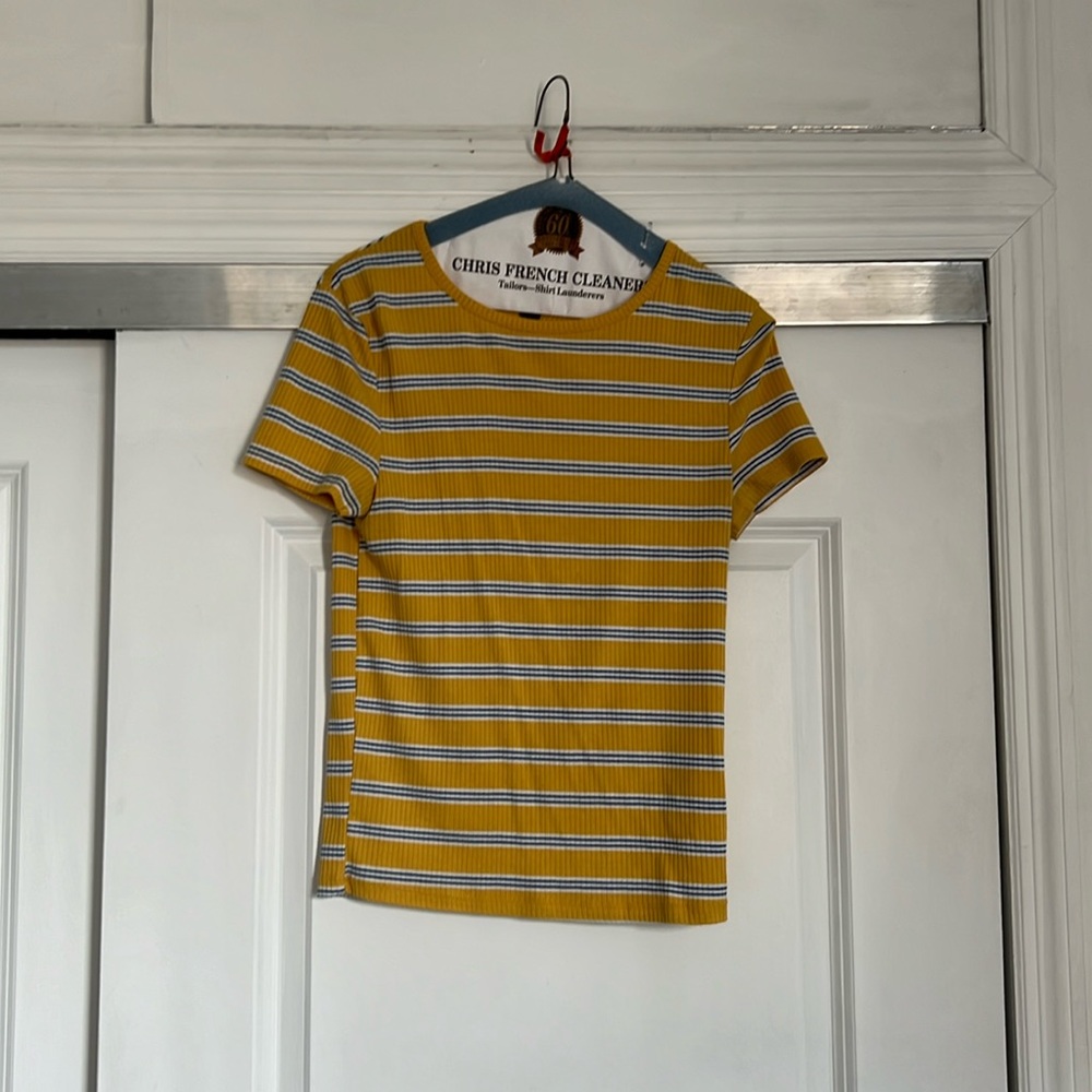 Yellow Striped Teeshirt